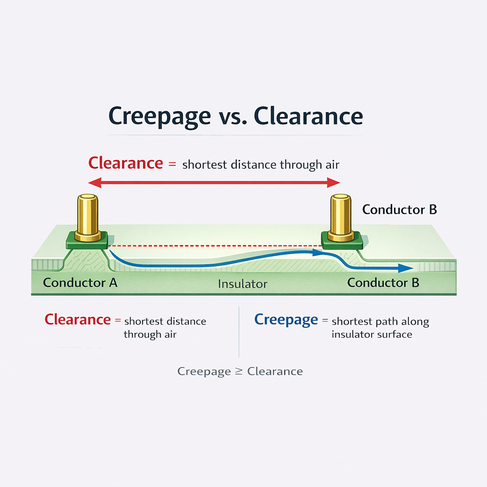 Designing for Creepage and Clearance in IGBT Applications