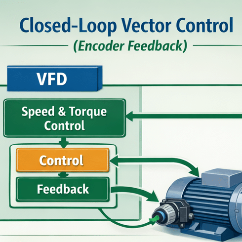 Closed-Loop vs. Open-Loop Vector Control in VFDs